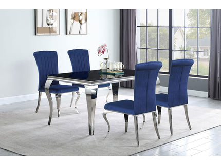 Dining Table - Black / Silver