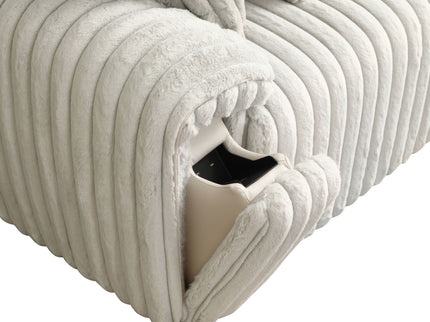 Jaya - Power Motion Sofa With Sleeper & USB Port - Mondo Gray