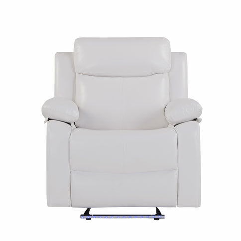Blanche - Reclining Set With LED Lights, Speaker