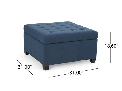 Isabella - Contemporary Ottoman With Storage