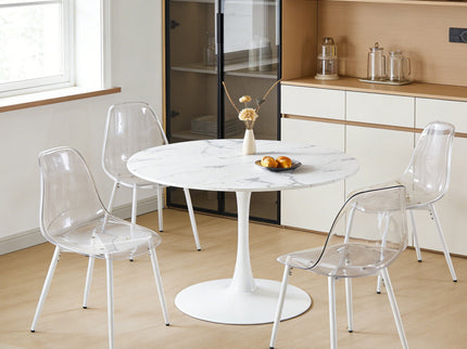 Round Tulip Table, Pedestal Design