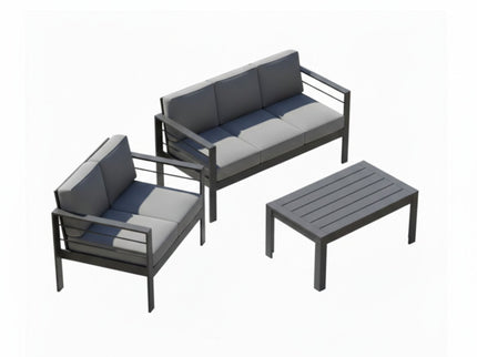 Outdoor Patio Set All-Weather With Thick Cushions