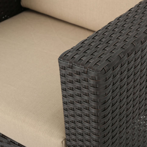 Stylish Outdoor Club Chair With Weather Resistant Cushions