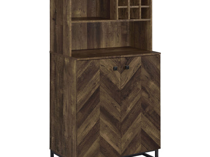 Harlie - 2 Door Wine Cabinet - Oak