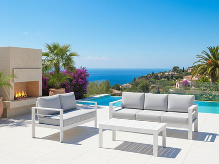 Outdoor Patio Set With All-Weather Thick Cushions