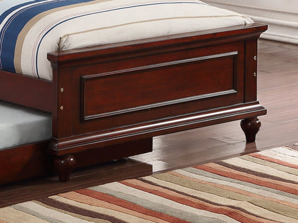 Contemporary Style Bed With Trundle