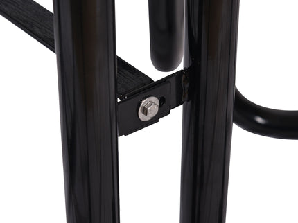 Round Outdoor Steel Picnic Table With Umbrella Pole