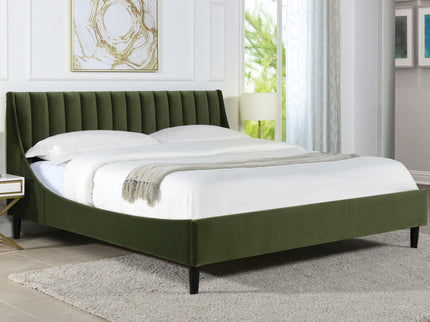 Aspen - Vertical Tufted Modern Headboard Platform Bed Set