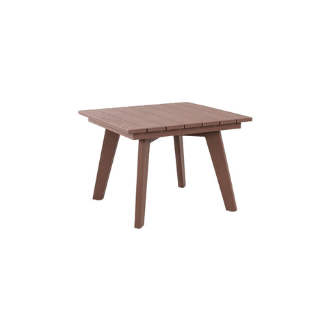 Outdoor Side Table, Wide Tabletop For Patio - Brown