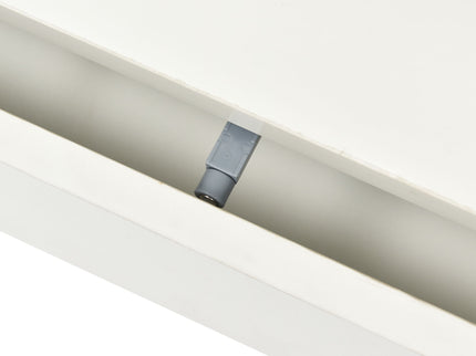 LED Coffee Table With 2 Drawers And Display Shelves