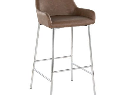 Daniella - Contemporary Fixed Height Barstool (Set of 2)