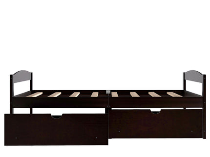 Platform Bed With 2 Drawers
