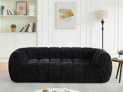 Modern Sofa With Piano Key Backrest