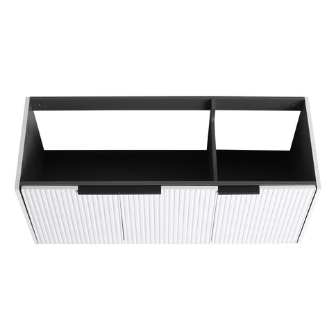 Contemporary Wall Mounted Bathroom Vanity With Soft Close Doors