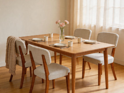 Contemporary Armless Dining Chairs (Set of 2)