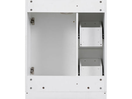 Transitional Style Bathroom Vanity Cabinet With Ceramic Sink