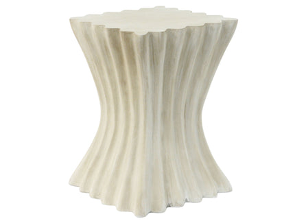 Mgo Archaistic Wavy Side Table - Antique Sandstone