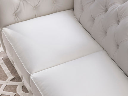 Traditional Tufted Chesterfield Nailhead Sofa