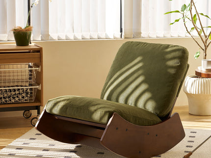 Comfortable High-Quality Upholstery Glider Rocking Chair