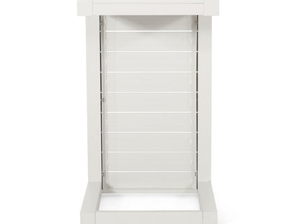 Aluminum Outdoor C - Shaped Side Table For Patio