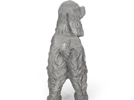 Cocker Spaniel Dog Statue - Gray