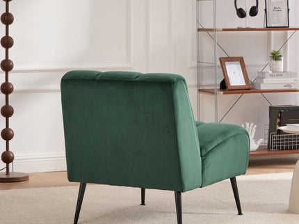 Upholstered Armless Chair For Living Room