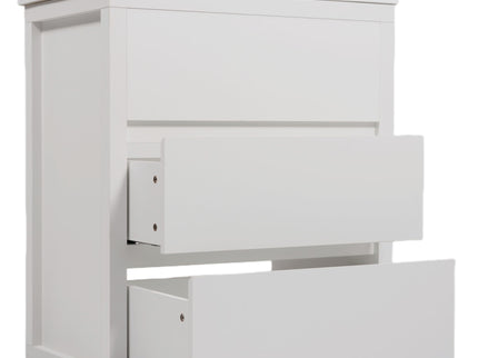 Double Sinks Bathroom Vanity Set With 2 Ceramic Basins