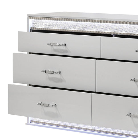 Glam - Bedroom Set With LED Headboard