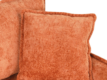Convertible Sofa Bed Sectional Sofa Sleeper L-Shaped Sofa With A Storage Ottoman, Two Pillows, Two Power Sockets And Two USB Ports For Living Room