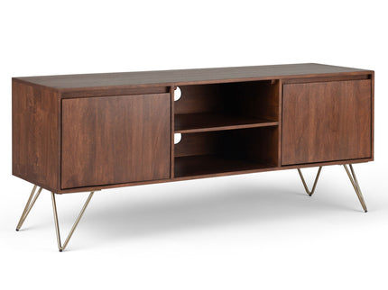 Hunter - TV Media Stand - Umber Brown Stain