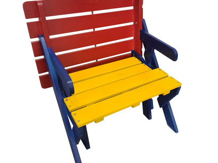 Kids Multi-Functional Arm Chair, Table With 2 Benches All-In-One Set