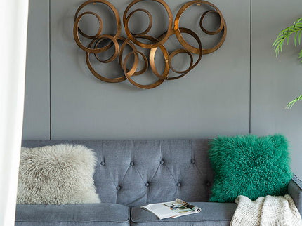 SerethaLeaf Wall Decor - Gold