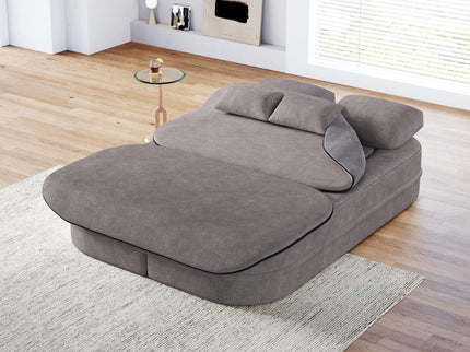 2 In 1 Foldable Sofa Bed With Multi Functional Blanket, Floor Lounge Sofa
