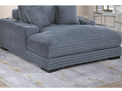Chaise Lounge With 2 Cup Holders And USB Ports
