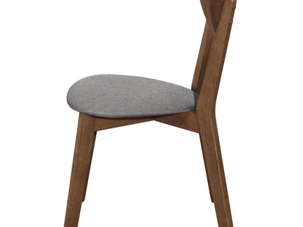 Mid-Century Modern Upholstered Dining Chair (Set of 2)