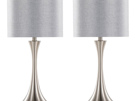 Lenuxe - Contemporary Table Lamp Built In USB Port (Set of 2)