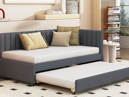 Upholstered Daybed, Sofa Bed Frame, No Box Spring Needed