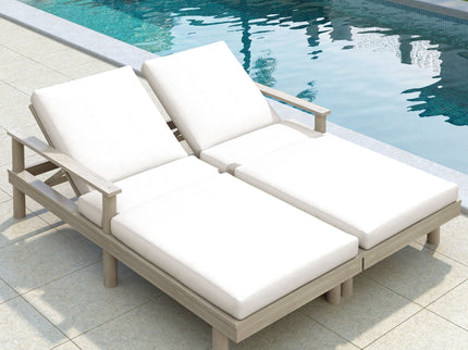 5 Position Adjustable Outdoor Chaise Lounge