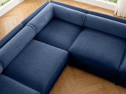 Modern Modular Sectional Sofa With Storag, Contemporary Cylindrical Design