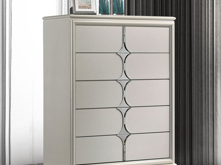 Gwendolyn - 5 Drawer Bedroom Chest Of Drawers - White