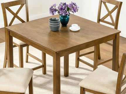 Dining Square 4 Person Counter Height Table, Only The Table - Oak