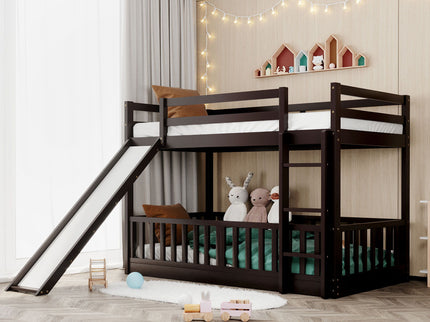 Bunk Bed With Convertible Ladder And Slide