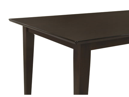 Henin - 5 Piece Dining Set With Lattice Back Chairs - Cappuccino