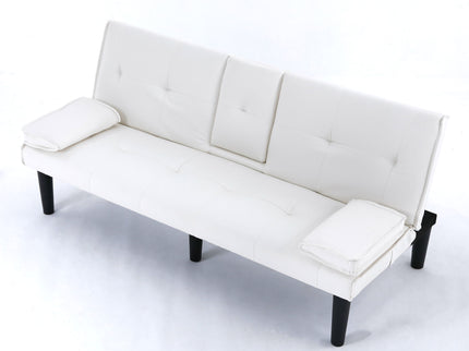 Sofa Bed With Foldable Design And Cup Holder