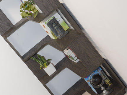 L-Shaped Design Corner Bookshelf