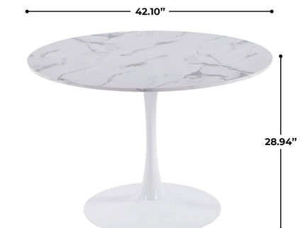 Round Tulip Table, Pedestal Design
