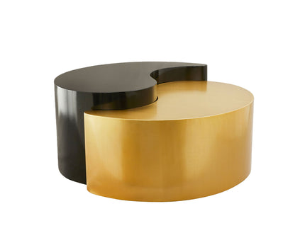 Ying Yang - Coffee Table - Gold / Black