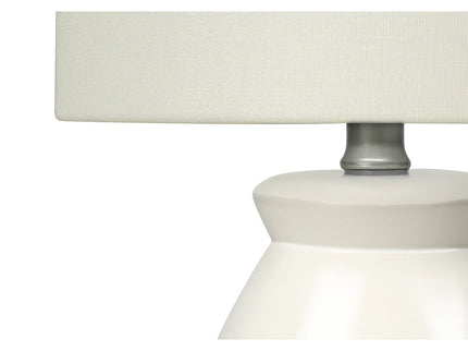 Lighting, Table Lamp Modern - Cream