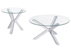 Pearl Silver / 2 Pc. Coffee Table, End Table