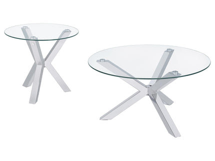 Alexa - Round Coffee And End Table Set